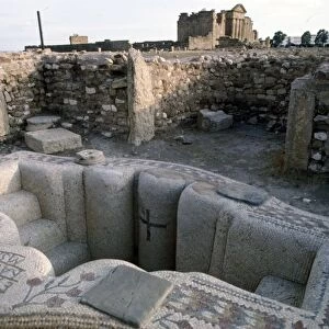 Early Christian Baptismal Bath at Roman forum of Sufetula, Sbeitla, Tunisia, c20th century