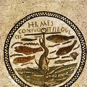 Early Christian Funerary Mosaic, (Roman), 4th century