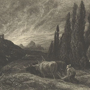 The Early Ploughman, or The Morning Spread Upon the Mountains, before 1861