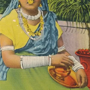 East Indian Girl, Trinidad, B. W. I. c1952. Creator: Unknown