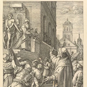 Ecce Homo, from The Passion of Christ, 1597. Creator: Hendrik Goltzius