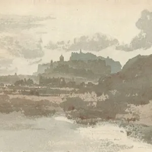 Édimbourg : De St. Margarets Loch, 1909. Artiste : JMW Turner