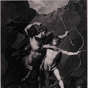 The Education of Achilles, 1794. Artist: Bervic, Charles Clement (1756-1822)