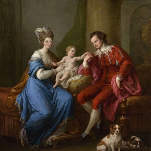 Edward Smith Stanley (1752-1834), Twelfth Earl of Derby, with His First Wife and Their Son, c1776