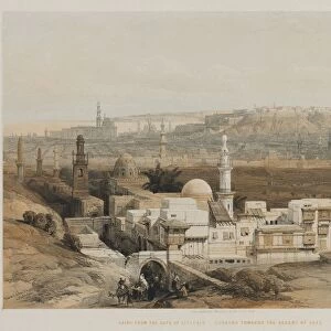 Egypt and Nubia, Volume III: Cairo from the Gate of Citzenib, Looking towards the Desert of Suez
