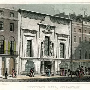 Egyptian Hall, Piccadilly, London, 1828. Artist: A McClatchie