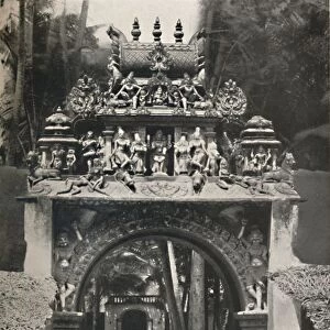Eingang zu einem Hindutempel, Ceylon, 1926
