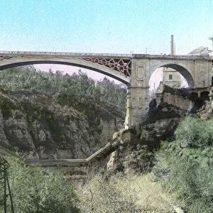 El-Kantara Bridge, Constantine, northeast Algeria