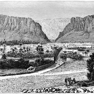 The El-Kantara Gorge, Tunisia, 1895. Artist: Armand Kohl