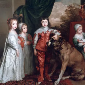 The Five Eldest Children of Charles I, 1637. Artist: Anthony van Dyck