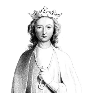 Eleanor of Castile (1241-1290), 1851. Artist: Henry Colburn