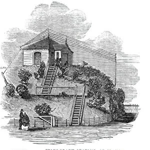 The Electric Telegraph Station, at Slough, 1844. Creator: Unknown