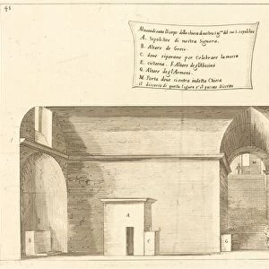 Elevation of the Church of the Holy Sepulchre, 1619. Creator: Jacques Callot