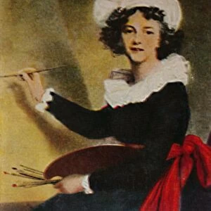 Elisabeth Vigee=Lebrun 1755-1842. - Selbstbildnis, 1934
