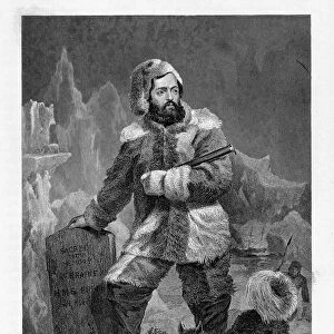Elisha Kent Kane (1820-1857), American naval surgeon and arctic explorer in arctic dress, 1862