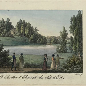 The Elizabeth Pavilion in Pavlovsk Park, 1810s