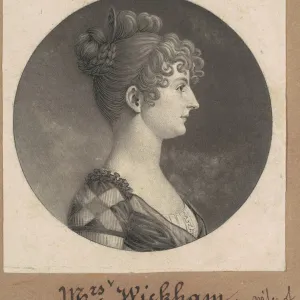 Elizabeth Selden McClurg Wickham, 1808. Creator: Charles Balthazar Julien Fé