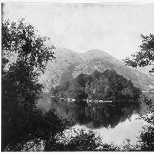 Ellens Isle, Loch Katrine, Scotland, late 19th century. Artist: John L Stoddard