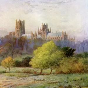 Ely Cathedral, Cambridgeshire, 1924-1926. Artist: FC Varley