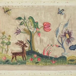 Embroidery, c. 1936. Creator: Elizabeth Moutal