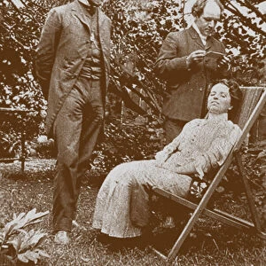 Emil, Anna and Nikolai Medtner, 1900s. Artist: Anonymous