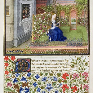 Emilia in her garden, 1468