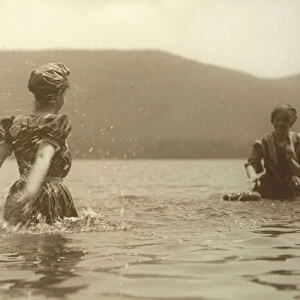 Emmy and Selma, Lake George, 1899. Creator: Alfred Stieglitz