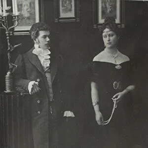Emperor Nicholas II (1868-1918) and Grand Duchess Elizabeth Fyodorovna (1864-1918)