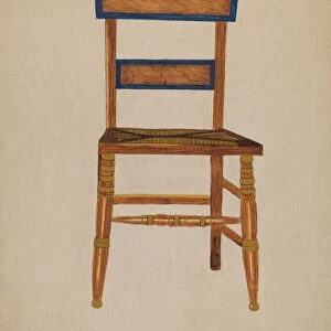 Empire Chair (American), c. 1940. Creator: Genevieve Sherlock