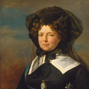 Empress Maria Feodorovna of Russia, 1820s. Artist: George Dawe