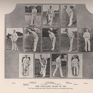 The England cricket team of 1912