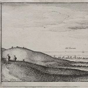 English Views: Old Shoreham, 1645. Creator: Wenceslaus Hollar (Bohemian, 1607-1677)