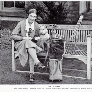 Enid Wilson, British ladies champion (1931-33), c1930s