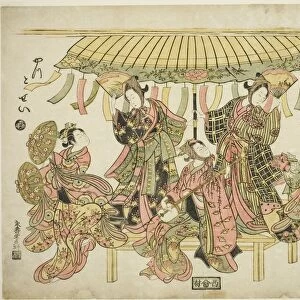 Entertainers, c. 1764. Creator: Torii Kiyomitsu