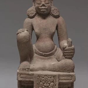 Enthroned planetary deity, 850-875. Creator: Unknown