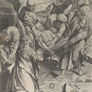 The Entombment, 1589. Creator: Philippe Thomassin
