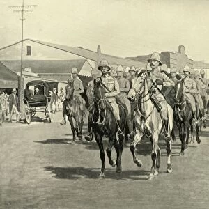 The Entry of Lord Roberts and Staff into Pretoria, 1901. Creator: Unknown
