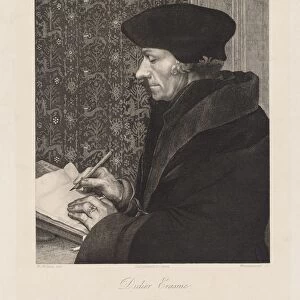 Erasmus (Didier Erasme), 1863. Creator: Felix Bracquemond (French, 1833-1914)