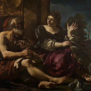 Erminia and the Shepherd, 1619-20. Creator: Guercino