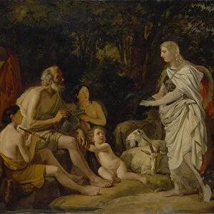 Erminia and the Shepherds, 1824. Artist: Briullov, Karl Pavlovich (1799-1852)