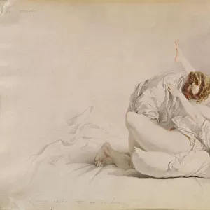 Erotic Scene. Artist: Zichy, Mihaly (1827-1906)