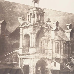 Escalier de la Basse Vieille Cour, Rouen, 1852-54. Creator: Edmond Bacot