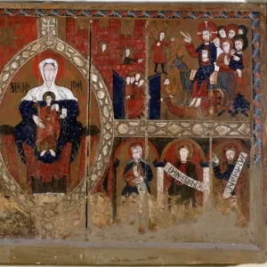 Espinelves Frontal (or the three kings), panel painting