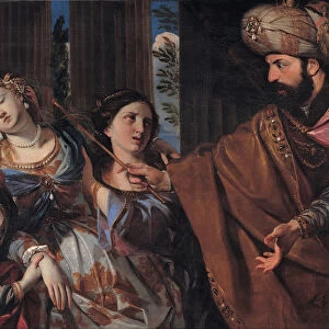 Esther before Ahasuerus, Between 1660 and 1670. Artist: Bonatti, Giovanni (1635-1681)