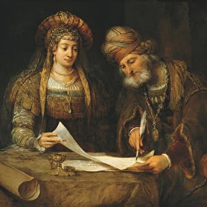 Esther and Mordechai, 1675. Artist: Gelder, Aert de (1645-1727)
