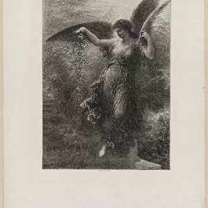 A Eugene Delacroix, 1890. Creator: Henri Fantin-Latour (French, 1836-1904)