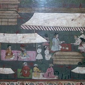 European and Indian merchants in Delhi, 17th century