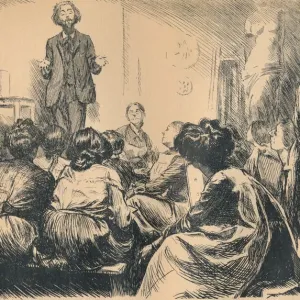 Our Evening Art Classes Have Commenced, 1905. Artist: Frederick Henry Townsend