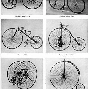 The evolution of the bicycle, 19th century, (c1920)