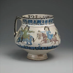 Ewer with Horsemen Inscribed in Arabic, Iran, 2nd half 12th-early 13th century